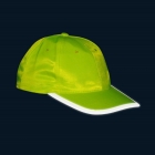 Żółta czapka odblaskowa Reflex - w nocy